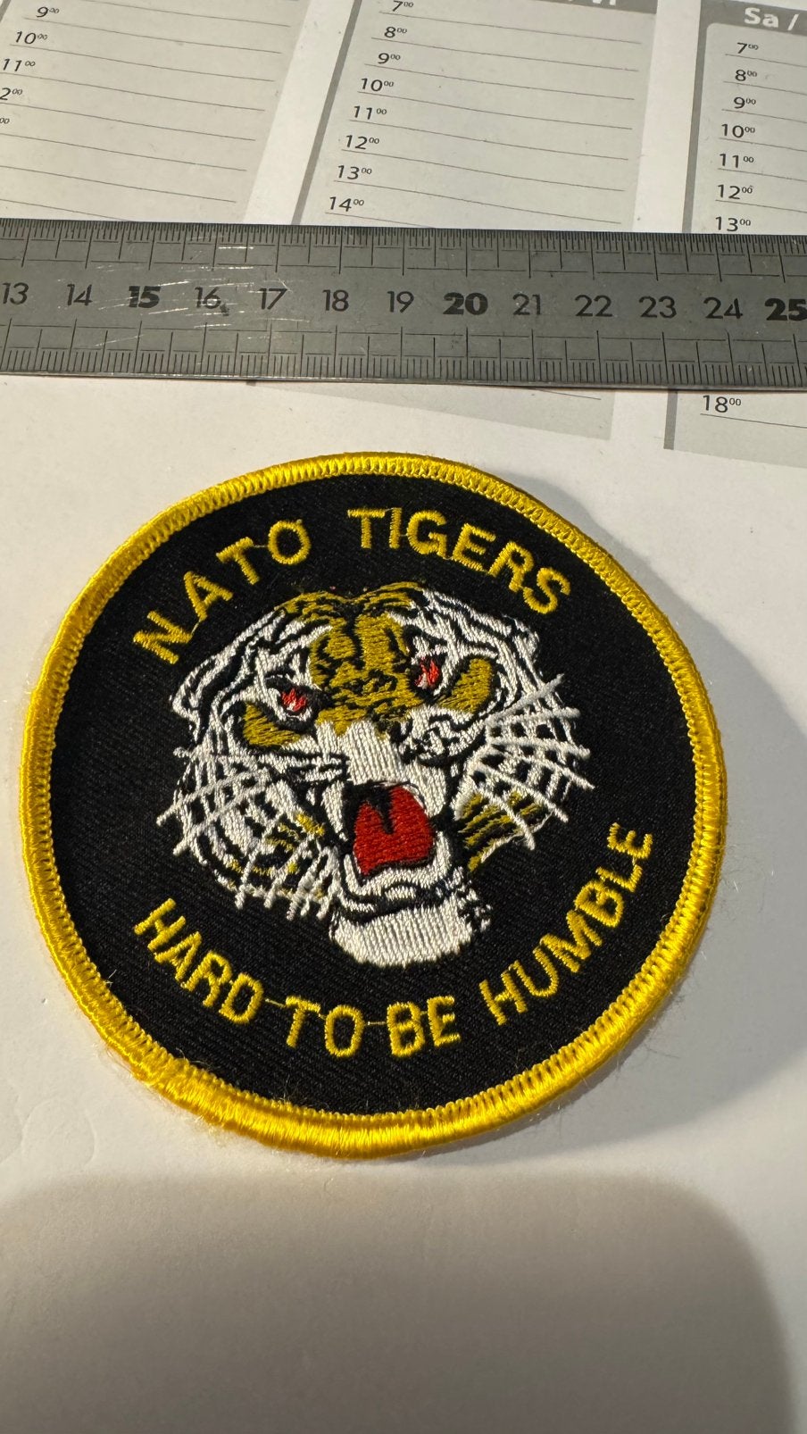 Patch nato tigers, Ophalen of Verzenden, Zo goed als nieuw, Patch, Badge of Embleem