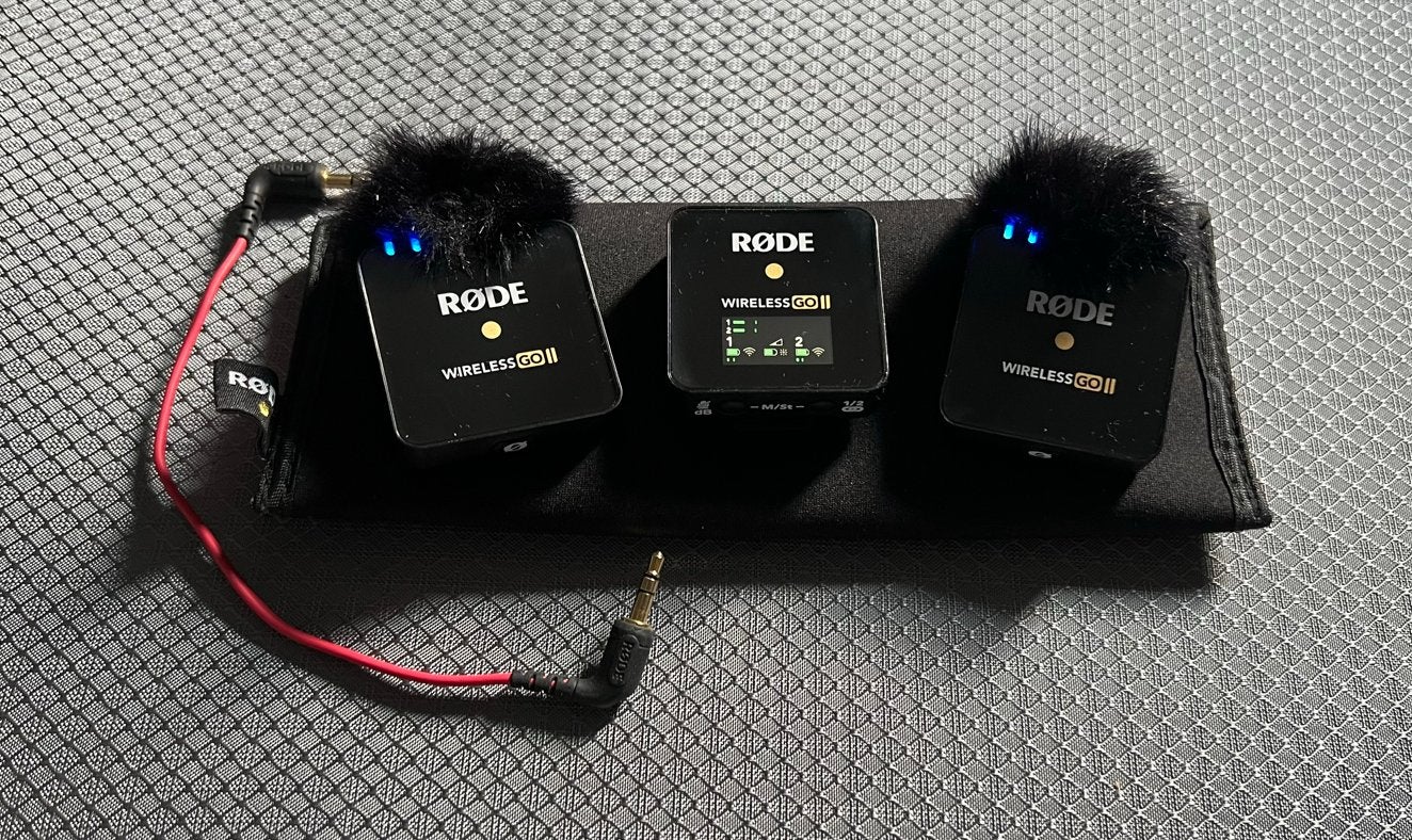Rode Wireless Go II Set (2 zenders, 1 ontvanger), Verzenden, Zo goed als nieuw, Overige typen, Draadloos
