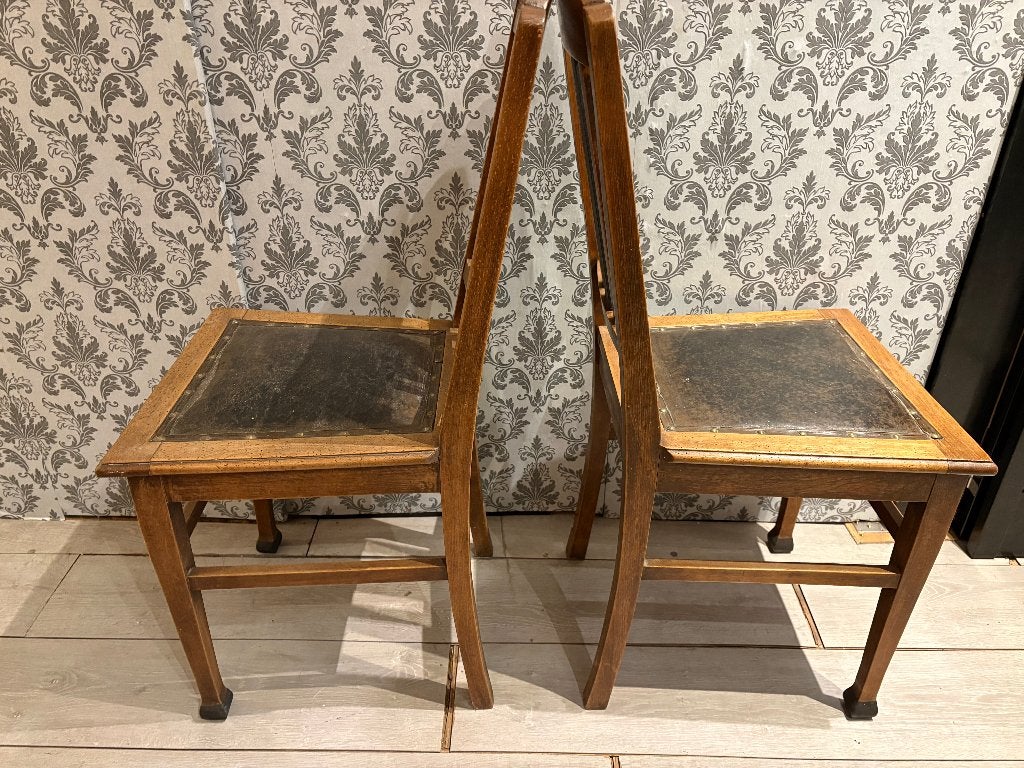 Set Amsterdamseschool stoelen., Ophalen