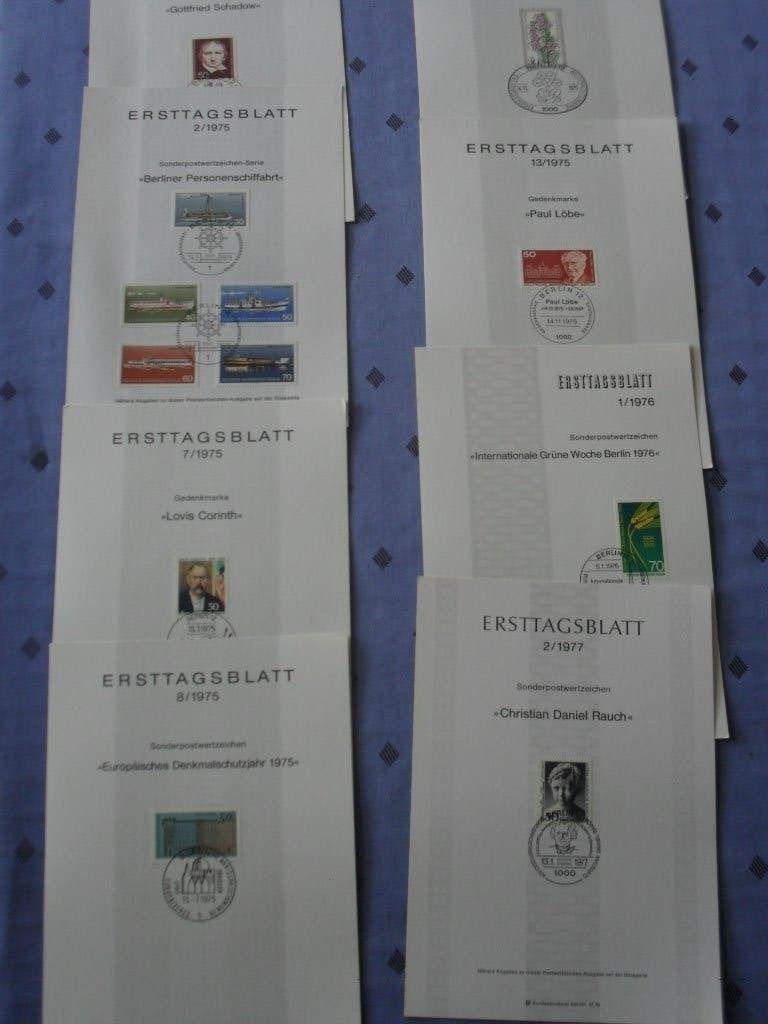 Erst  Tagsblatt Berlin 33 stuks, Ophalen of Verzenden, BRD, Gestempeld