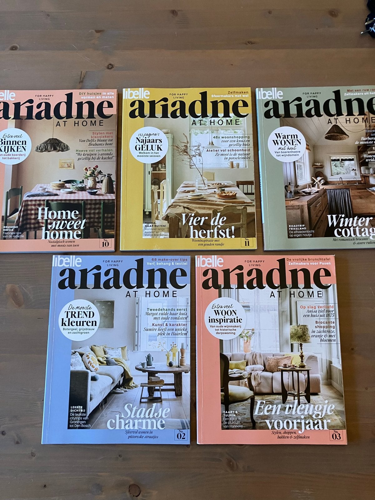 Libelle Ariadne at Home tijdschriften - 5 stuks, Ophalen of Verzenden, Zo goed als nieuw, Overige typen