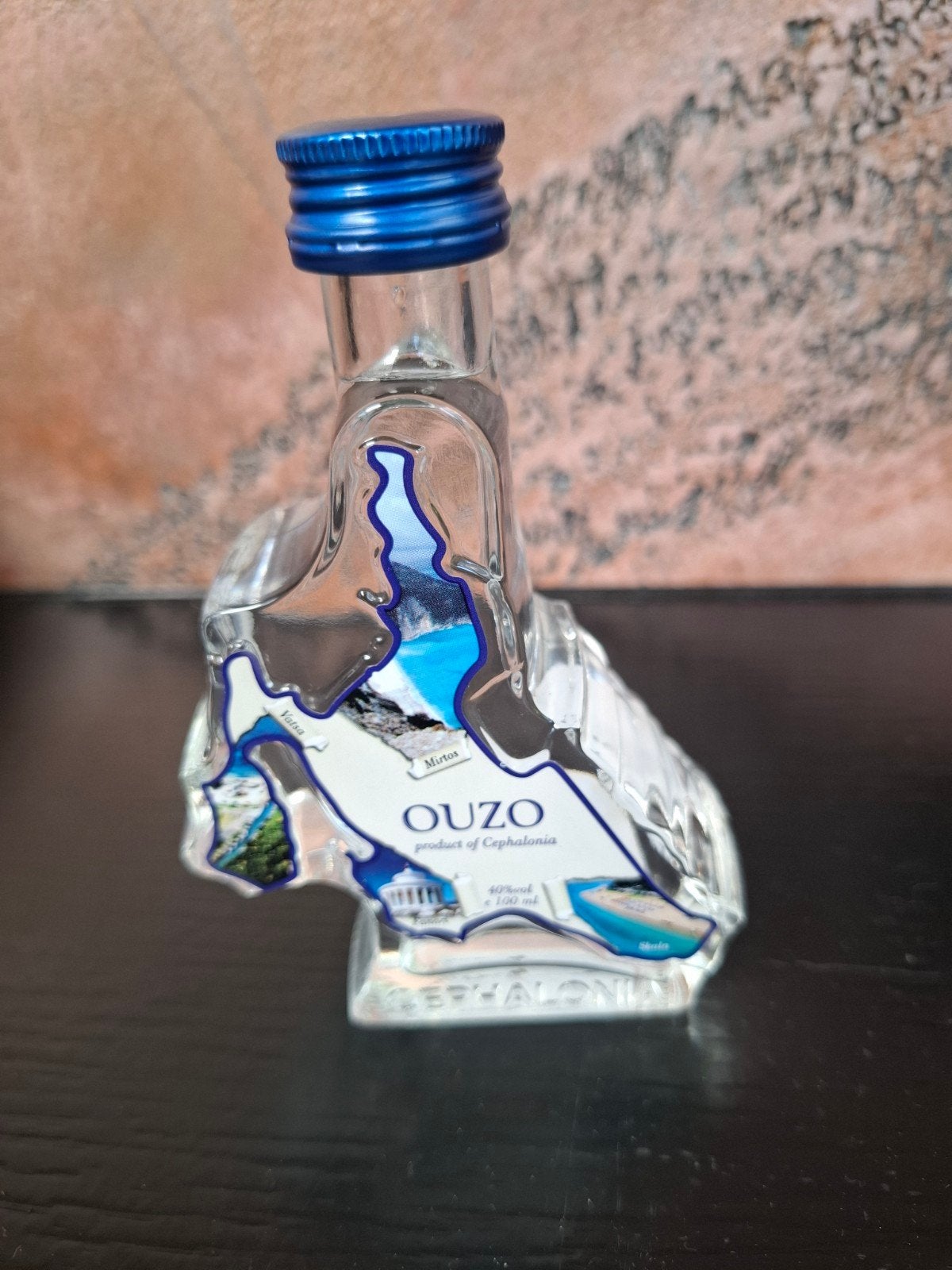 Ouzo Kefalonia 100 ml - Griekenland - souvenirfles, Ophalen of Verzenden, Nieuw