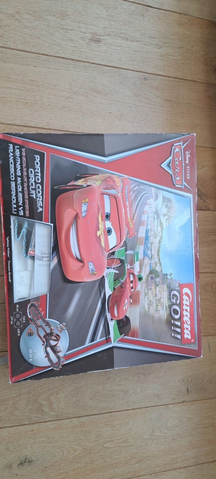 Carrera GO!!! Disney Pixar Cars Porto Corsa Circuit Racebaan, Ophalen, Elektrisch, Carrera