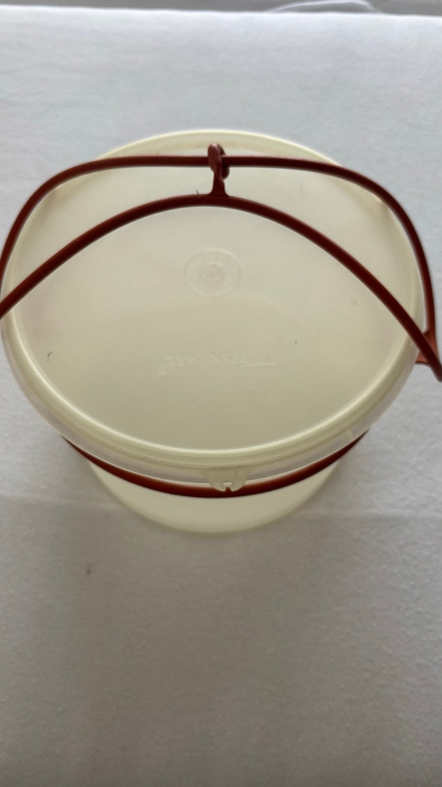 Tupperware emmer met deksel en handgreep, 5 liter, Ophalen, Gebruikt, Overige kleuren, Met deksel
