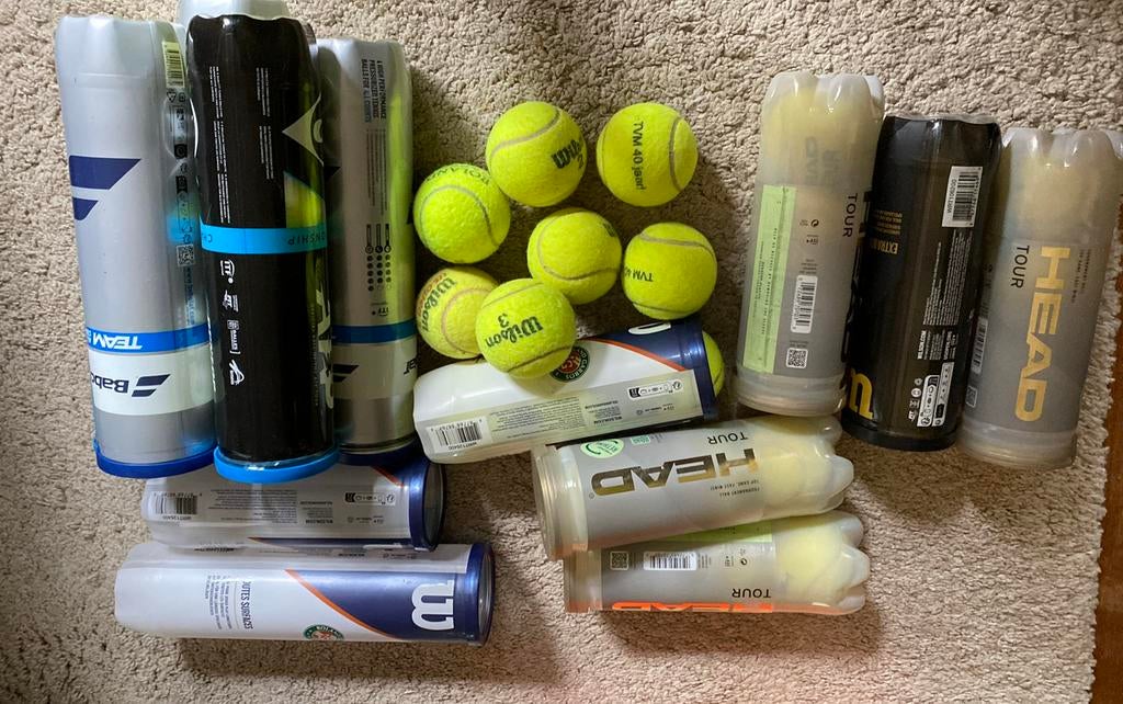 Tennisballen, Sport en Fitness, Tennis, Overige merken, Gebruikt, Ballen, L00