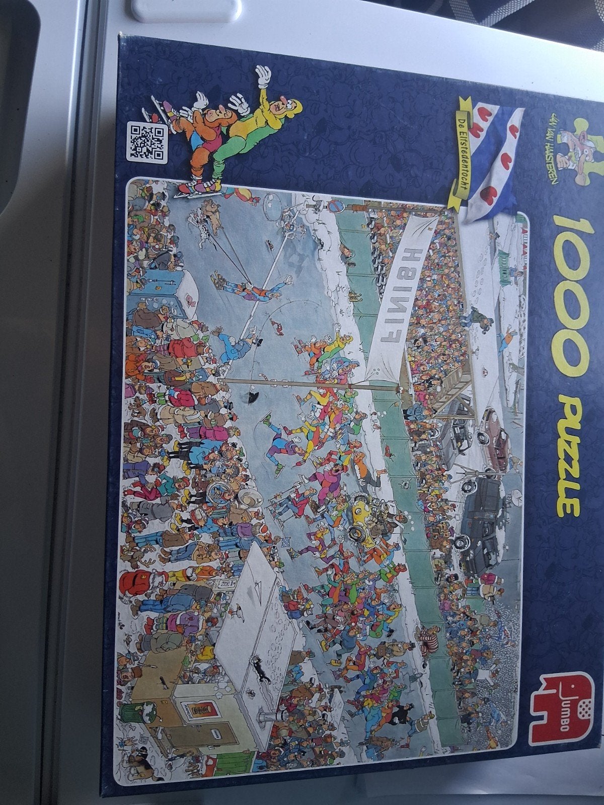 Jan van Haasteren - De Elfstedentocht 1000 stukjes, Ophalen of Verzenden, Zo goed als nieuw