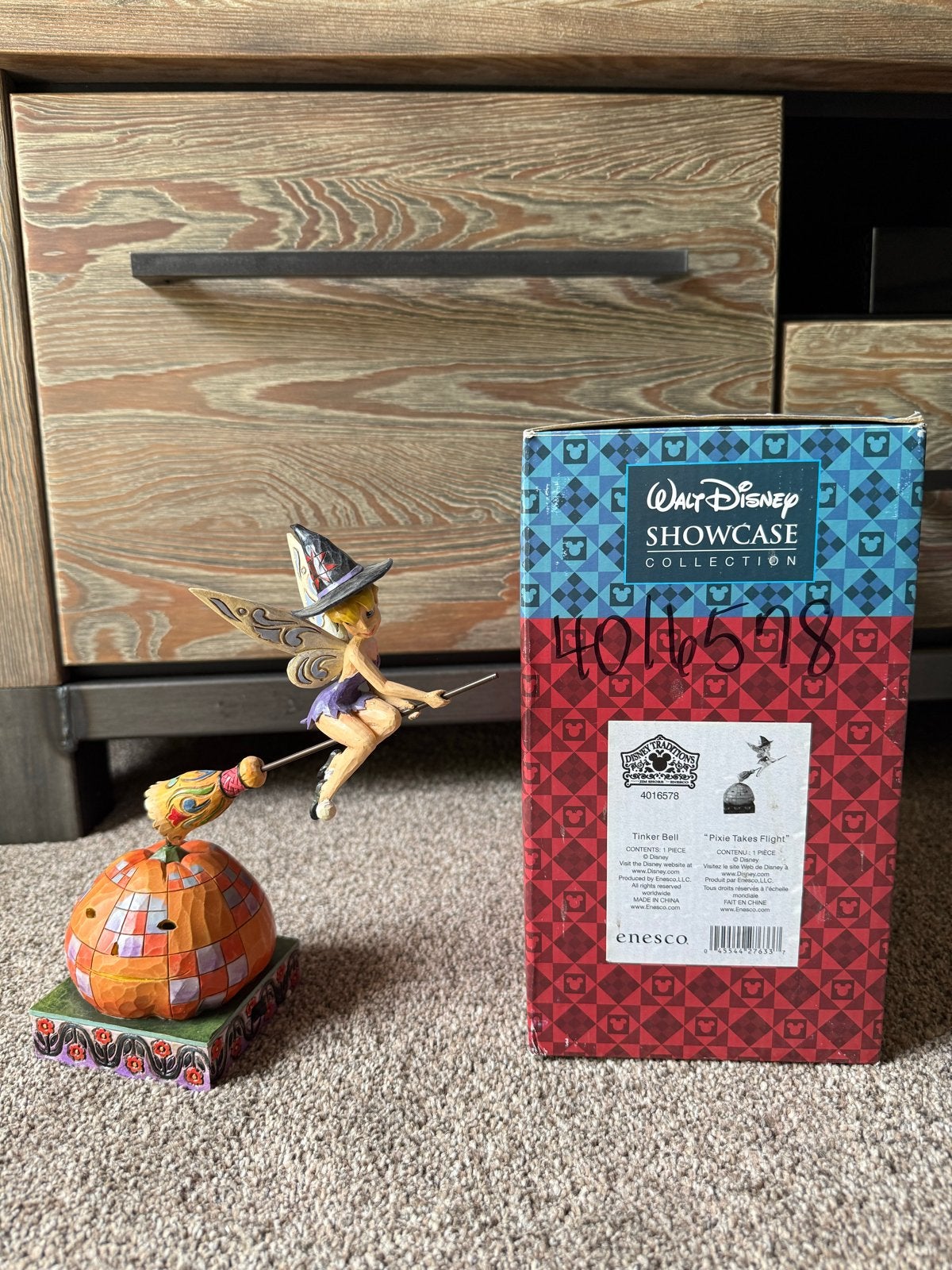 Disney Tinker Bell "Pixie Takes Flight" beeldje Enesco, Ophalen of Verzenden, Zo goed als nieuw