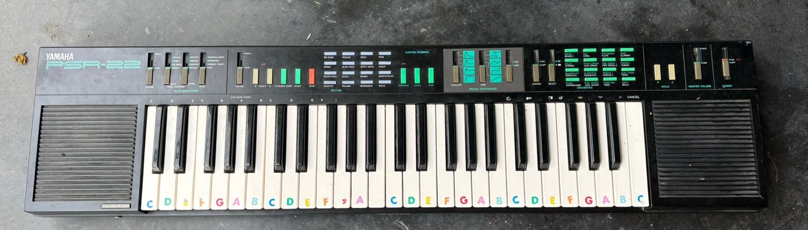 Yamaha psr-22 keyboard synth retro vintage, Muziek en Instrumenten, Ophalen, Gebruikt, 61 toetsen, Yamaha