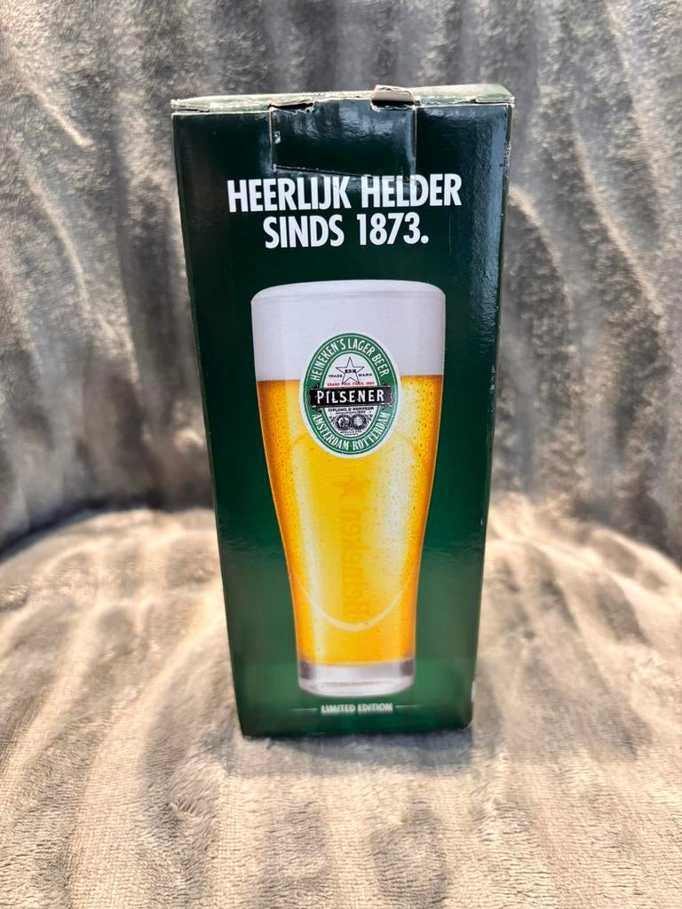 Heineken Pilsener Bierglas 0.25L, Verzamelen, Glas en Borrelglaasjes, Nieuw, Bierglas, Ophalen of Verzenden