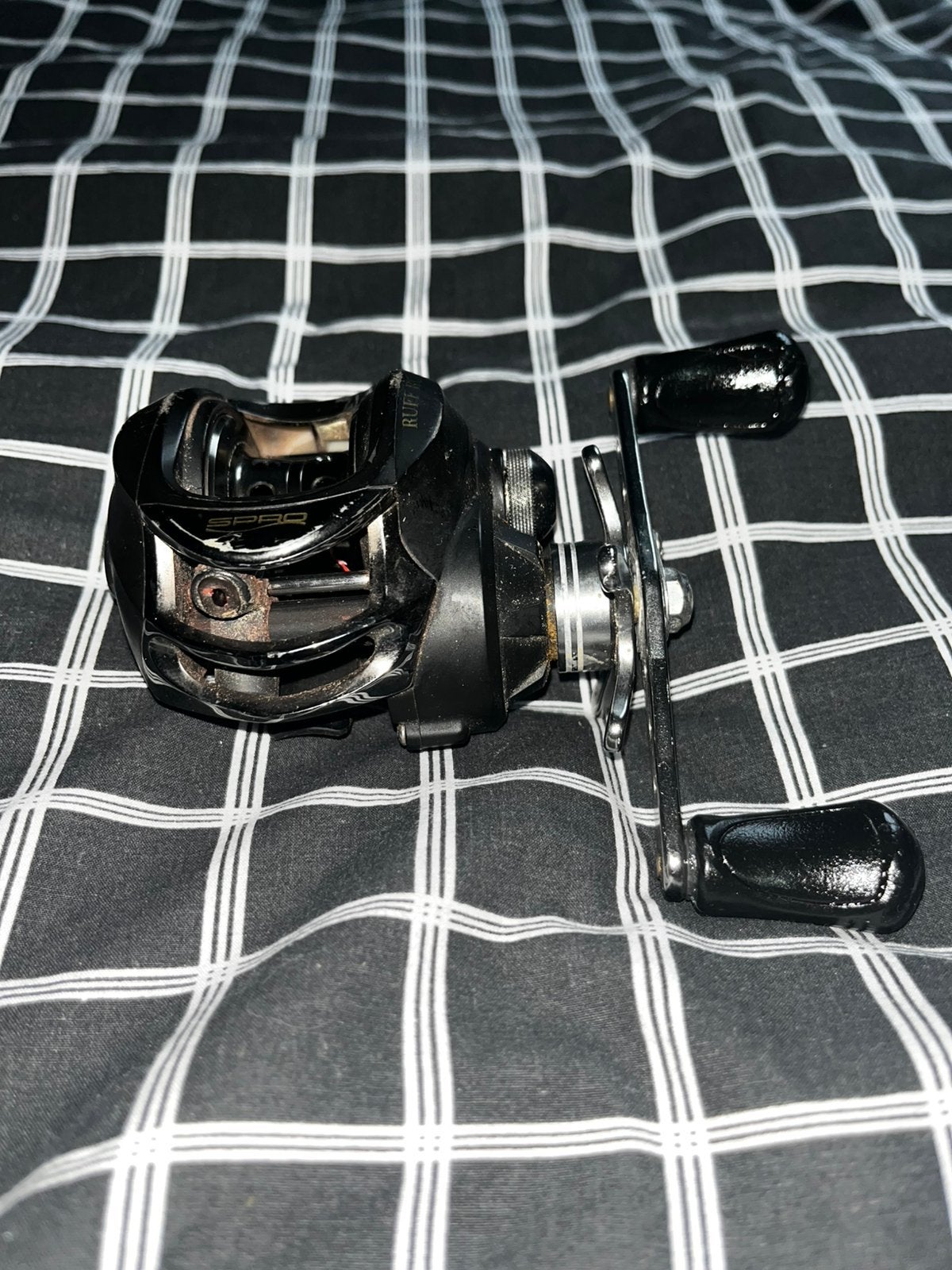 Spro reel, Ophalen, Gebruikt, Molen