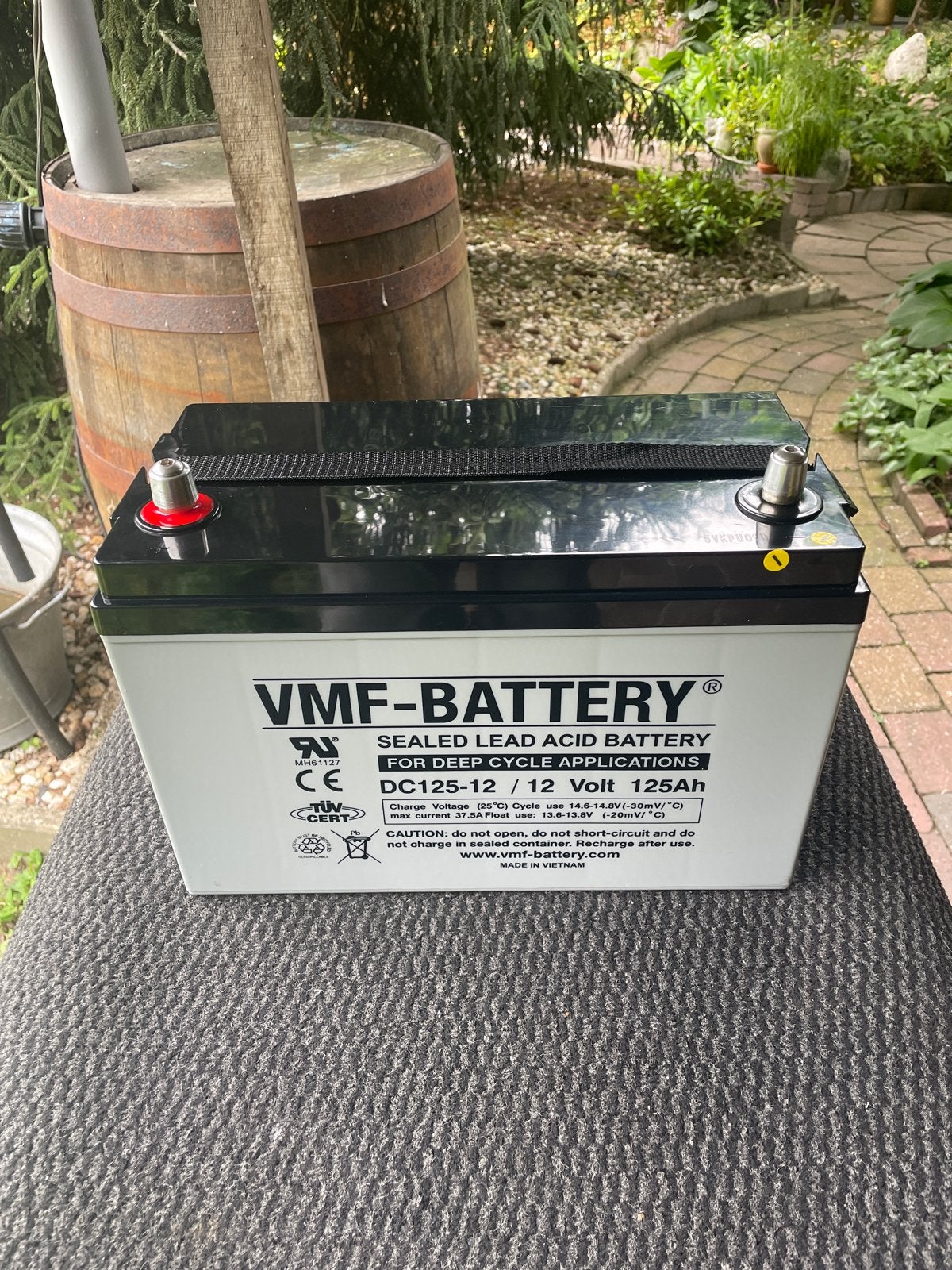 VMF-Battery AGM accu 12V 125Ah voor camper, zgan, Ophalen, Zo goed als nieuw