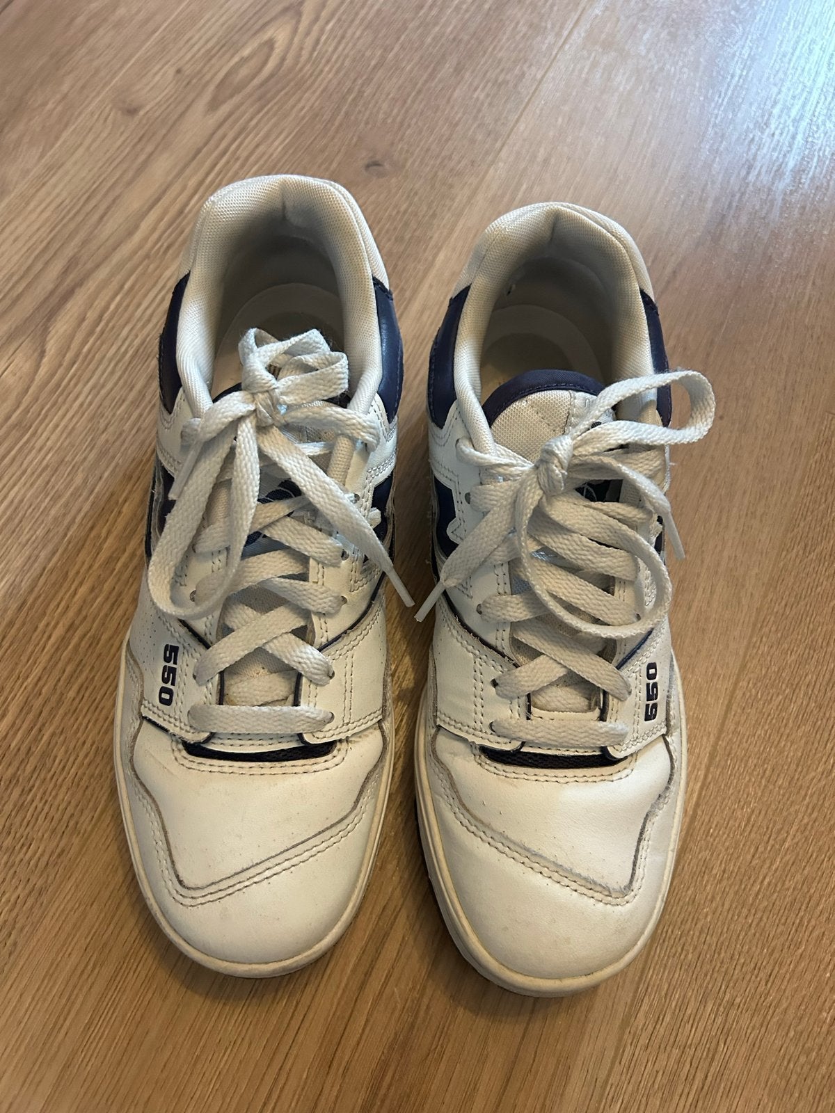 New Balance 550 sneakers - Maat 37.5, Ophalen of Verzenden, Gedragen, Wit, Sneakers of Gympen