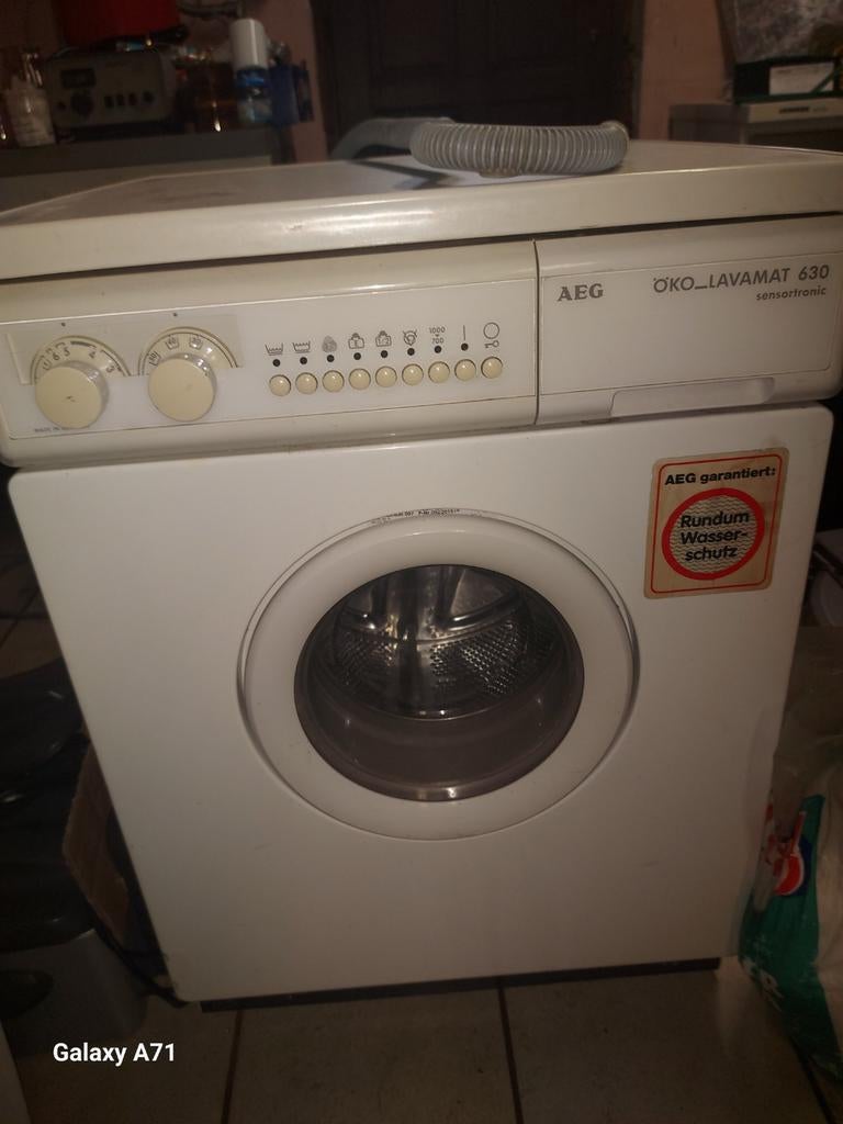 Oude wasmachine - Mankementen, Witgoed en Apparatuur, Wasmachines, Ophalen, Gebruikt, Voorlader, 85 tot 90 cm