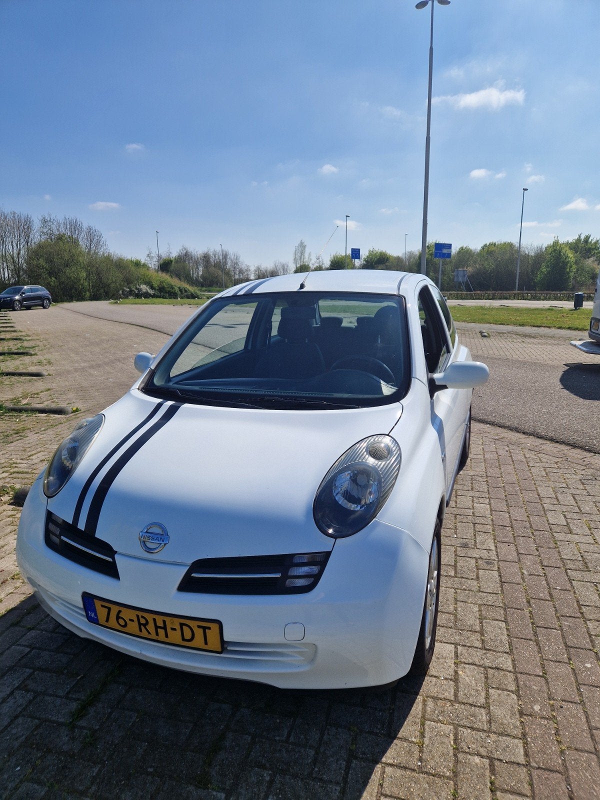Nissan Micra 1.2 59KW 3DR 2005 Wit, Auto's, Nissan, Voorwielaandrijving, 31 €/maand, 4 cilinders, Wit