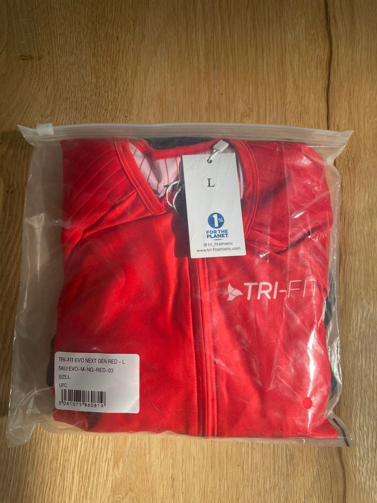 Tri-Fit Evo Next Gen Trisuit Large, Ophalen of Verzenden, Nieuw, Maat 52/54 (L), Rood