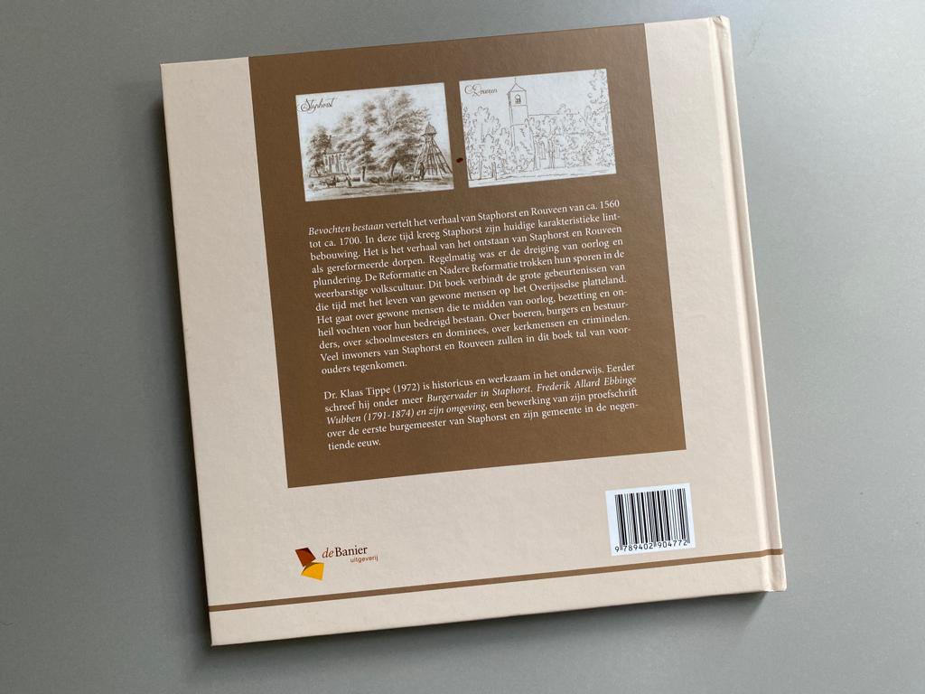 Bevochten bestaan reformatie Staphorst en Rouveen, 1560-1700, Boeken, Ophalen of Verzenden, 15e en 16e eeuw, Zo goed als nieuw