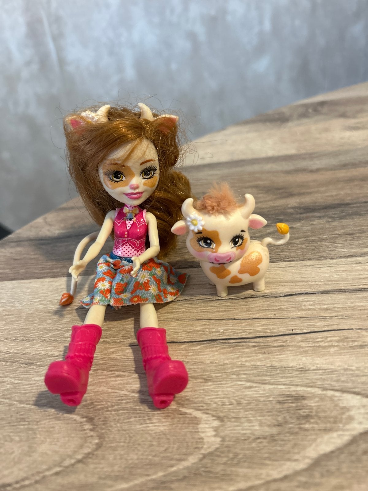 Enchantimal Pop met Koe Figuur, Ophalen of Verzenden, Gebruikt, Overige typen