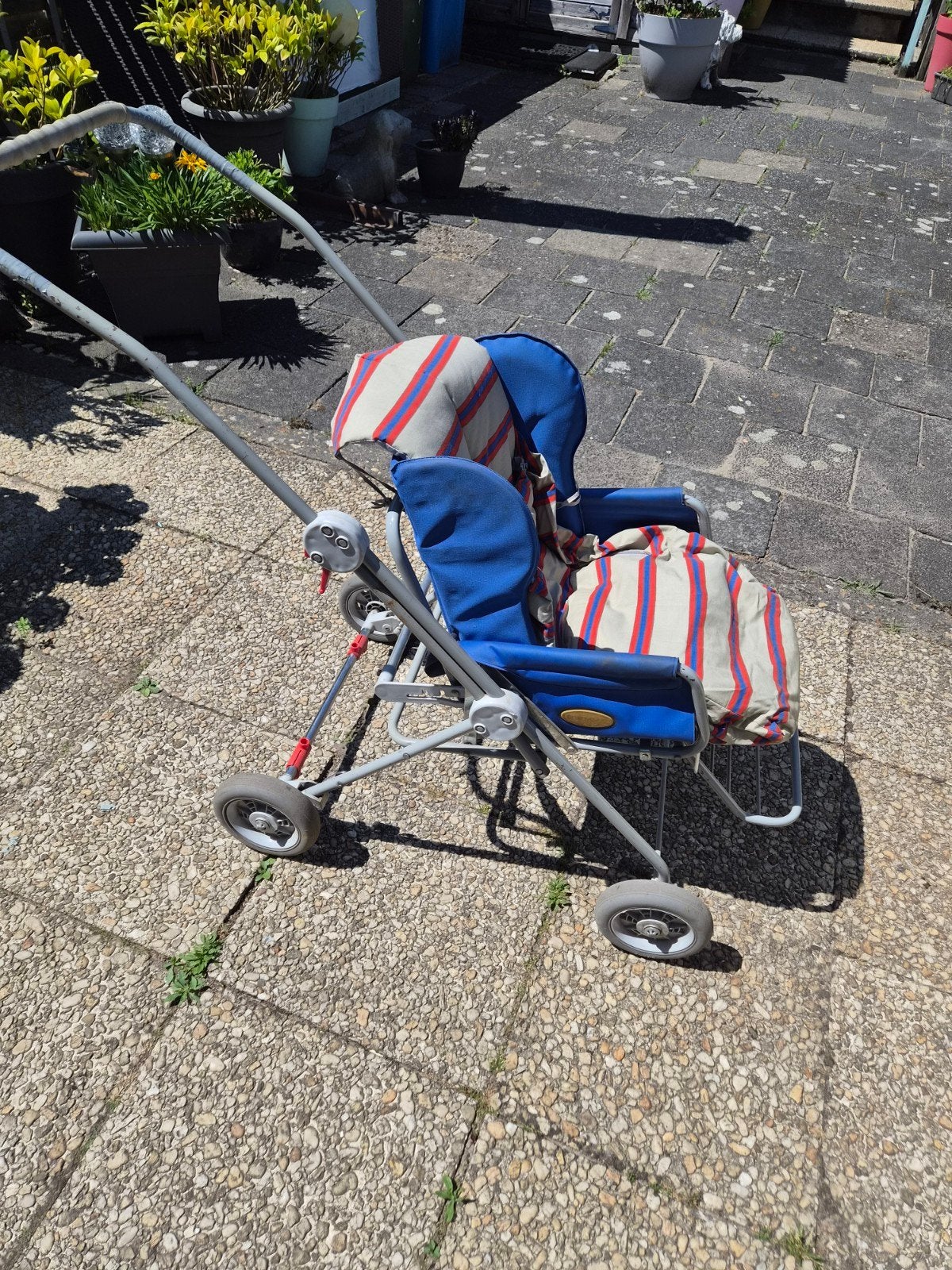 Vintage Kinderwandelwagen - ca. 40 jaar oud, Kinderen en Baby's, Kinderwagens en Combinaties, Ophalen, Gebruikt, Overige merken
