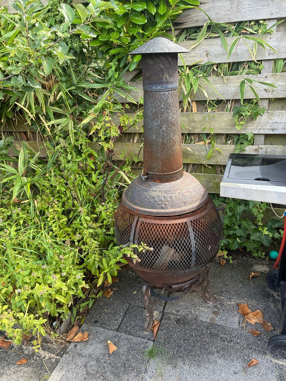 Vuurkorf, Tuin en Terras, Vuurkorven, Ophalen, Gebruikt, Vuurton