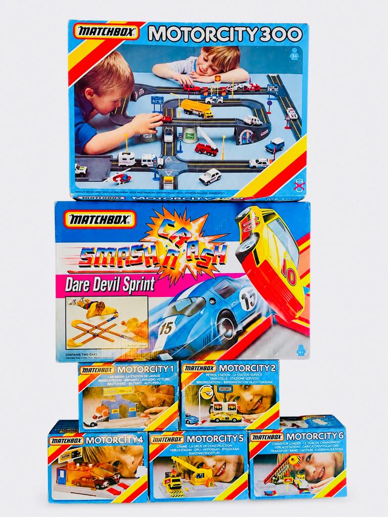 7 sets vintage Matchbox met originele dozen, Verzamelen, Ophalen of Verzenden, Gebruikt