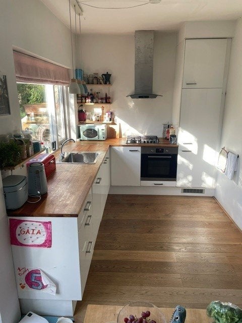 IKEA Keuken te verkopen, Ophalen, Gebruikt, Wit, Hoekkeuken
