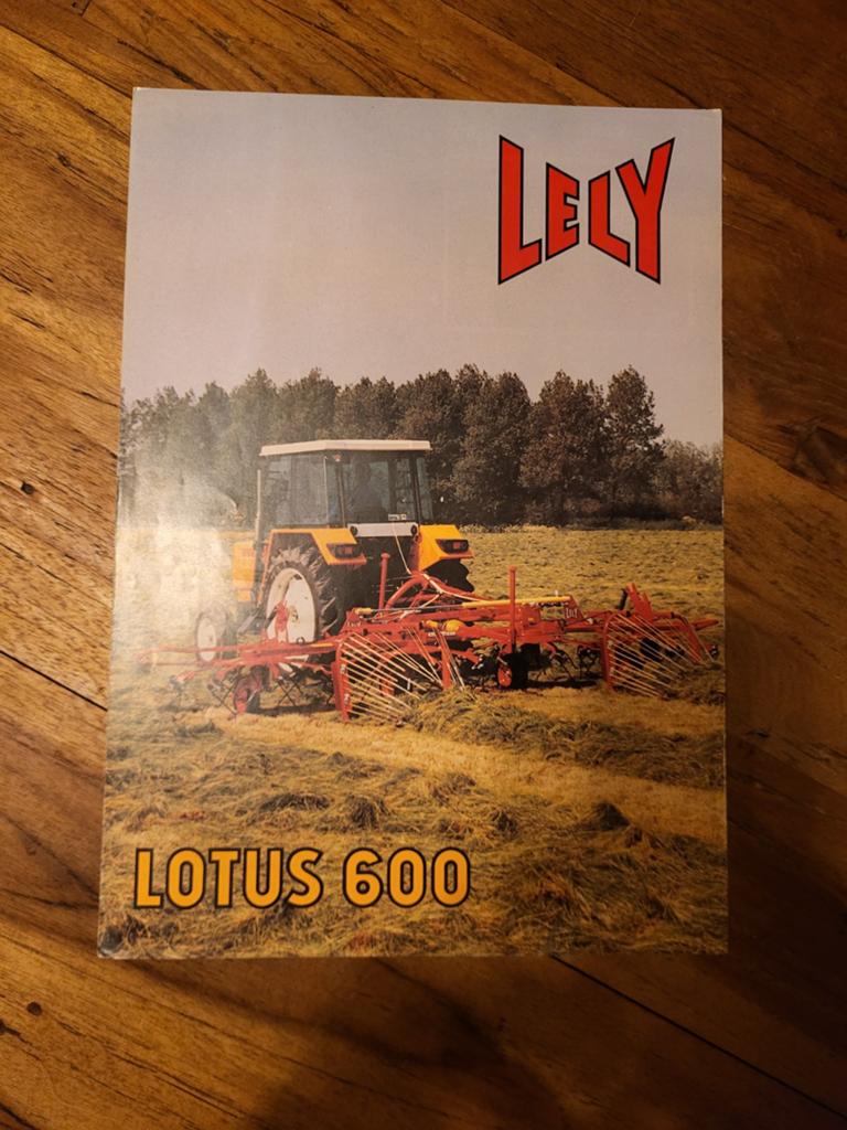 tractor folder Lely LOTUS 600, Ophalen of Verzenden, Zo goed als nieuw