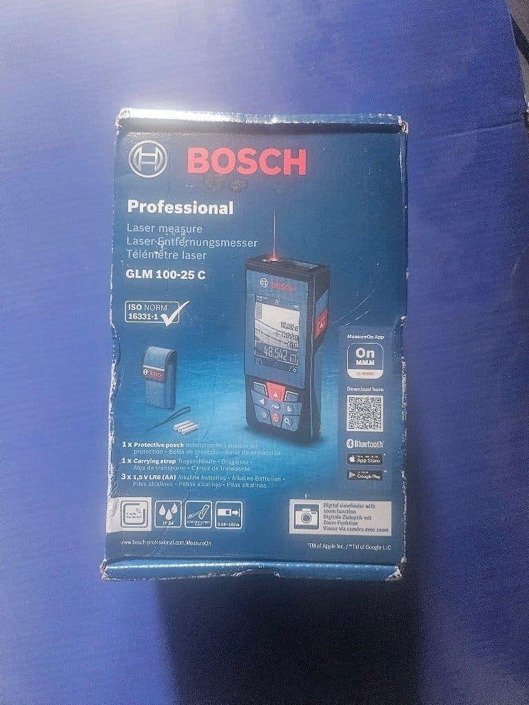 Bosch laser meter glm100-25c, Verzenden, Nieuw, Afstand