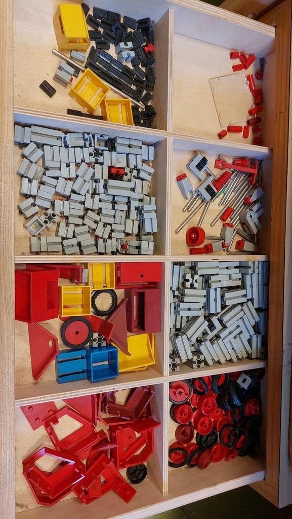 Fischer fisher technik retro vintage speelgoed in ladenblok., Ophalen of Verzenden, Gebruikt