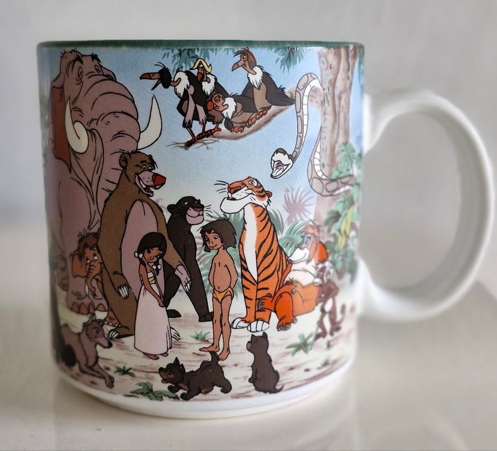 Disney Japan Beker Jungle Book, Ophalen of Verzenden, Leeuwenkoning of Jungle Boek, Zo goed als nieuw, Servies