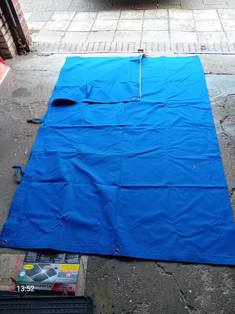Schaduwdoek, Ophalen, Zo goed als nieuw