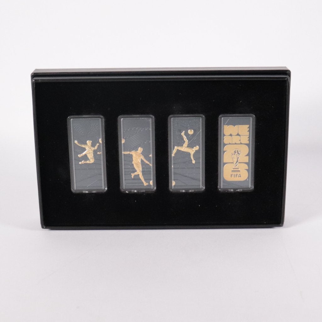 FIFA 26 Set 4x1 Oz Silver Bar 5$ Samoa 2026, Diversen, Flex Ltd., Gebruikt, https://flex.com/contact-us, Nobelstraat 10, 5807 GA Oostrum LB, Limburg, Nederland