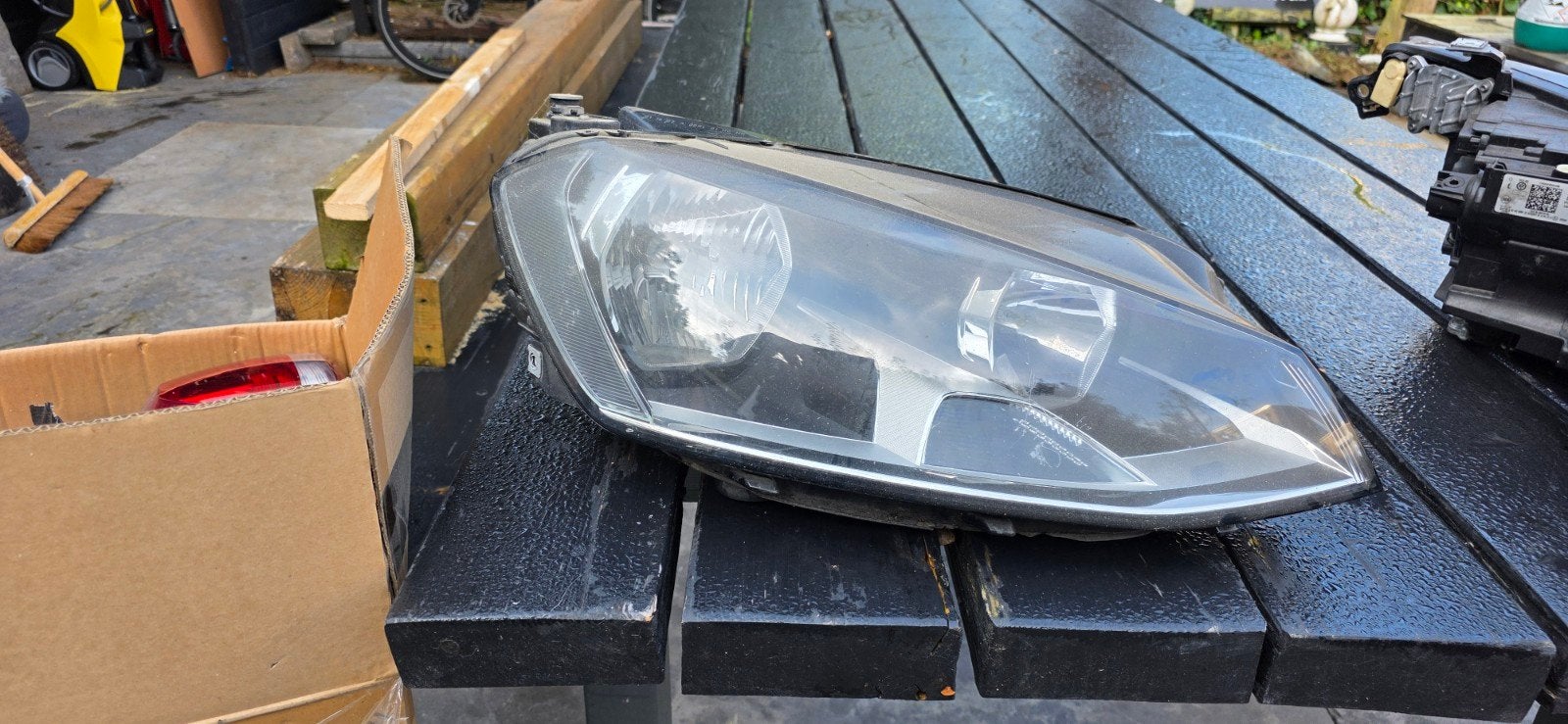 VW Golf 7 Koplamp Rechts en links en Achterlichten Set, Ophalen of Verzenden, Gebruikt, Volkswagen