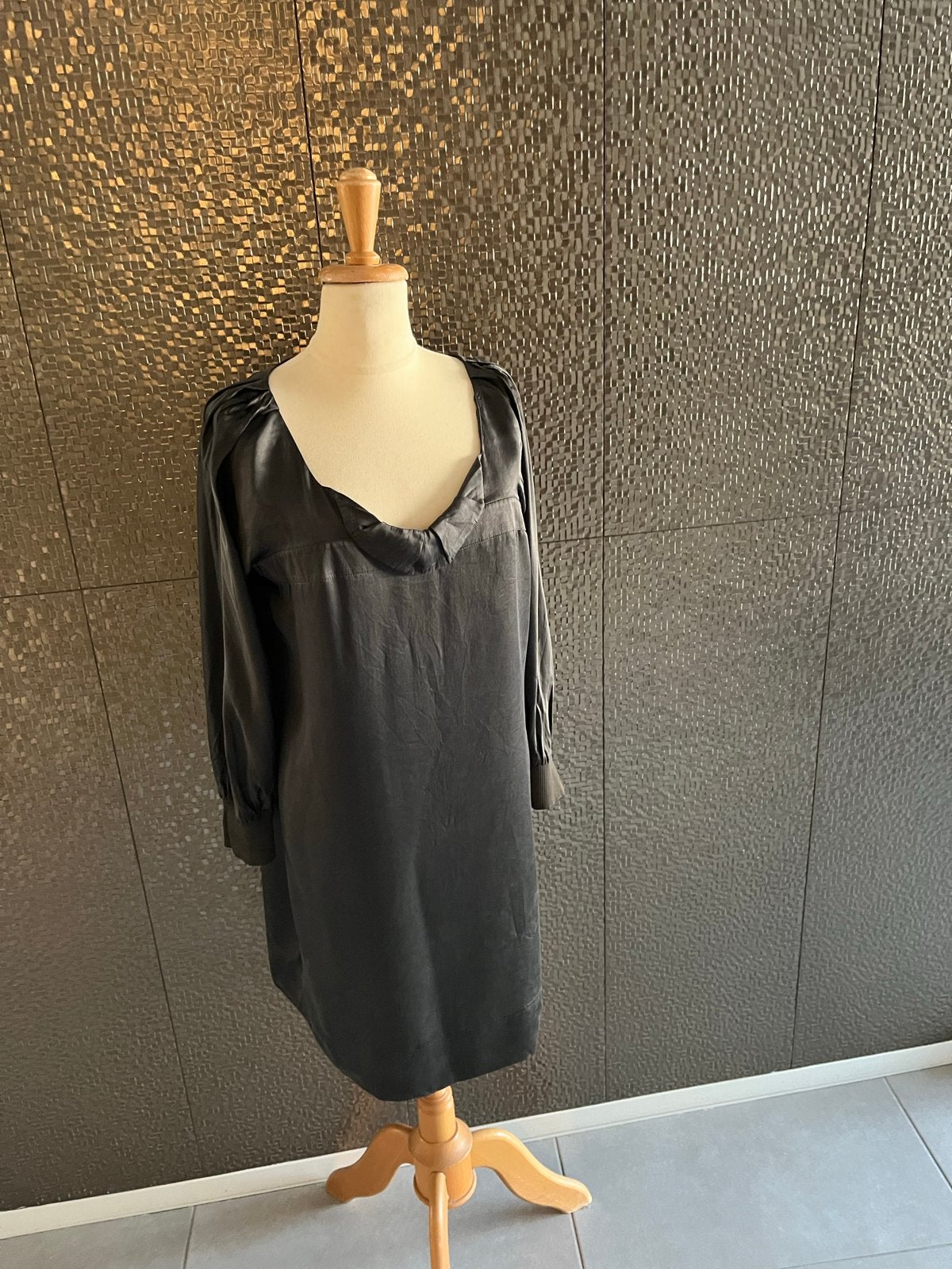 H&M Lange Bruine Blouse, Kleding | Dames, Ophalen of Verzenden, Bruin