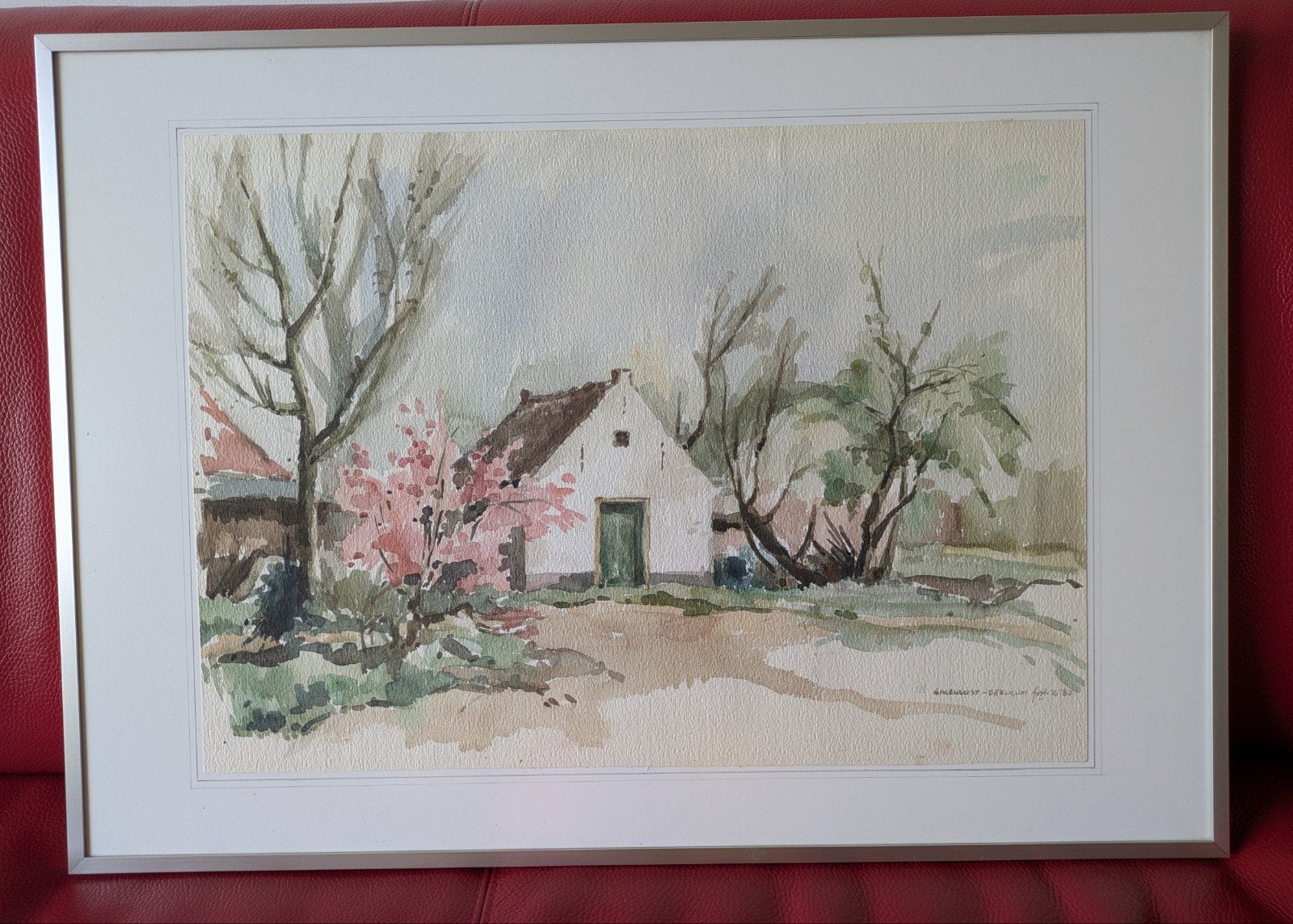 Aquarel van frater Vincenzo de Kok (1911-1997), Ophalen