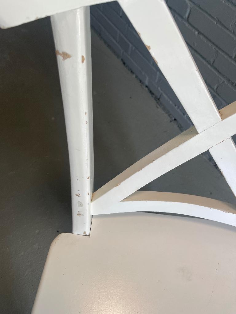 Stoelen, Gebruikt, Wit, Ophalen of Verzenden, Eén