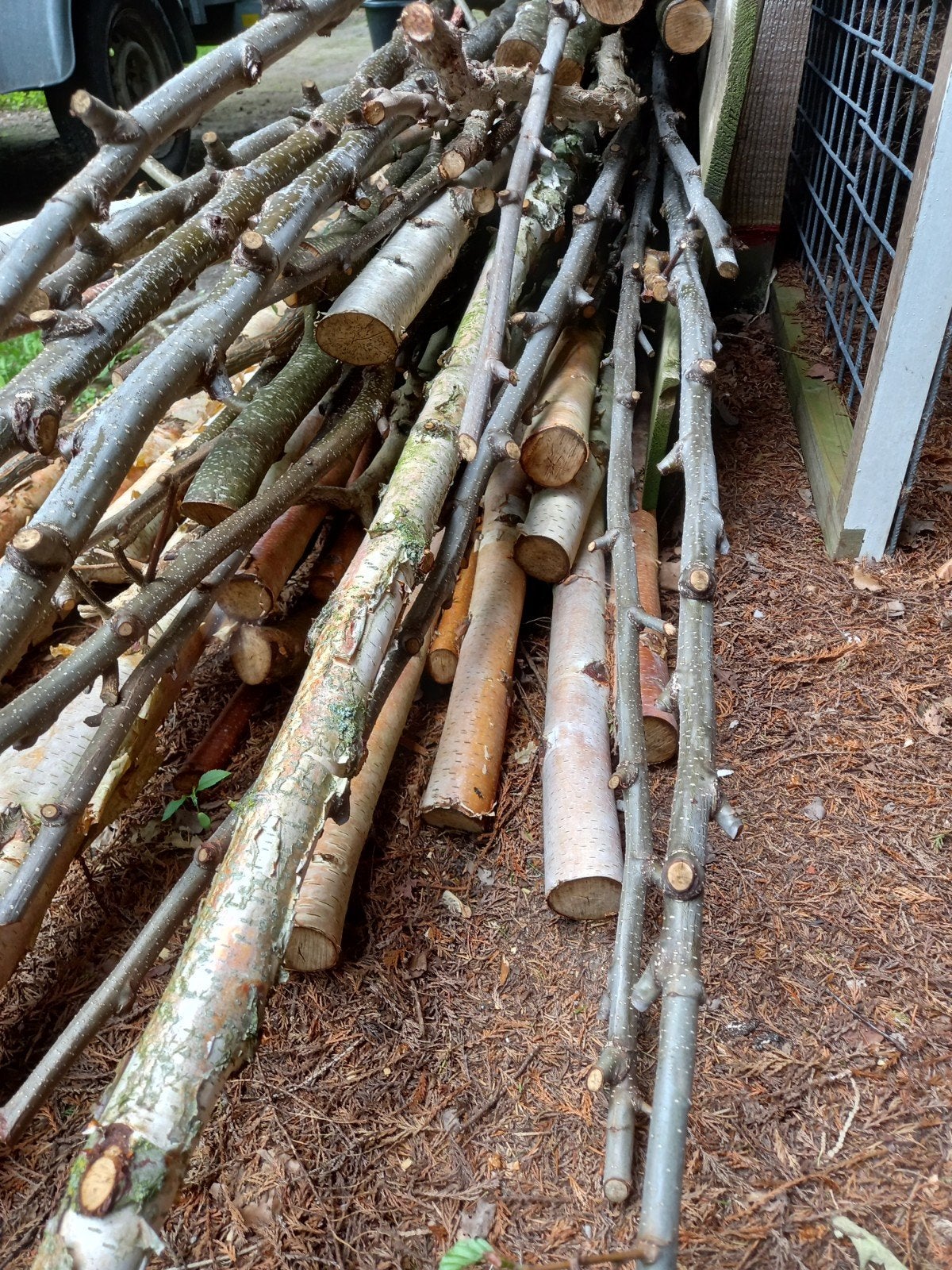 Haardhout/ BBQ hout/ Vuurkorf hout, Ophalen