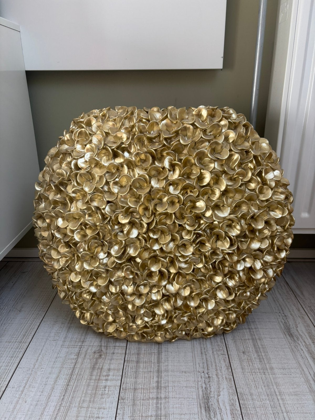 Light en Living vaas Philia goud in nieuwstaat, Huis en Inrichting, Ophalen, Zo goed als nieuw, Goud