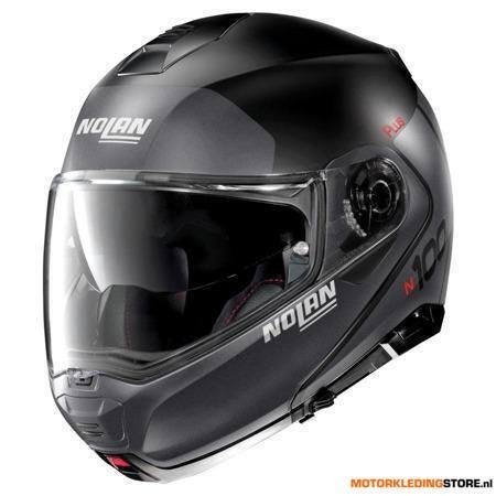 Nolan N100-5 P Distinctive Systeemhelm, Grijs-Zwart, Ophalen of Verzenden, Nieuw met kaartje