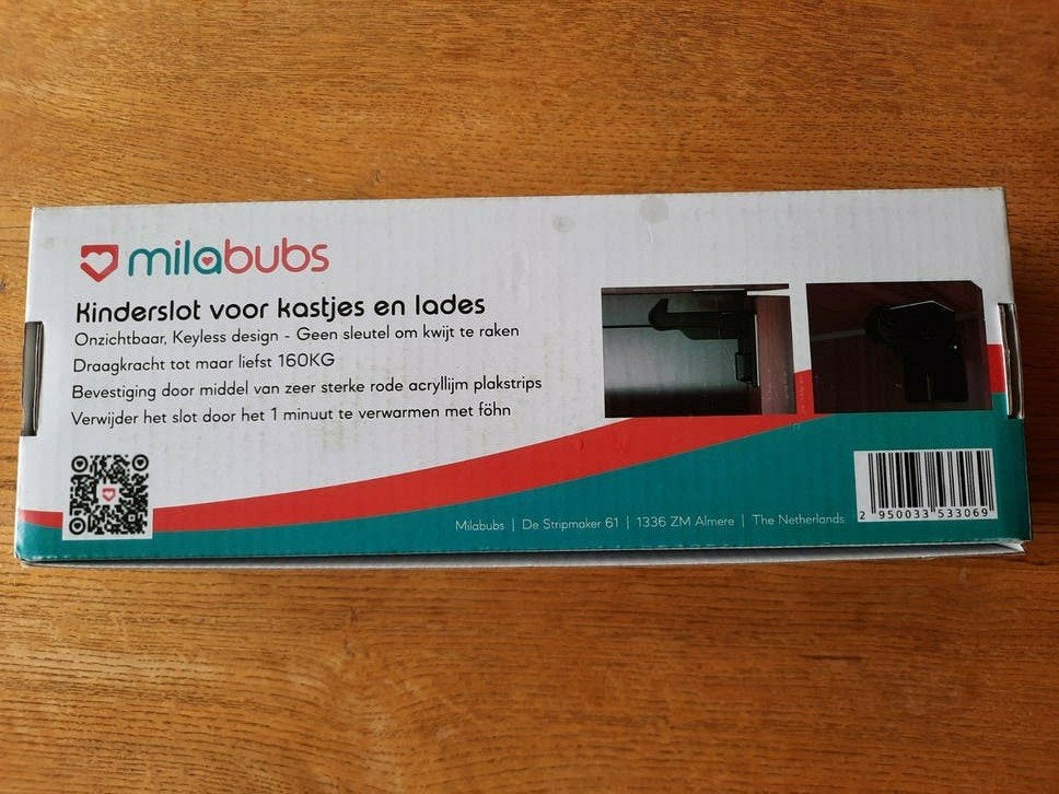 Milabus, kinderslot voor kastjes en laden. 6 stuks, Ophalen, Nieuw