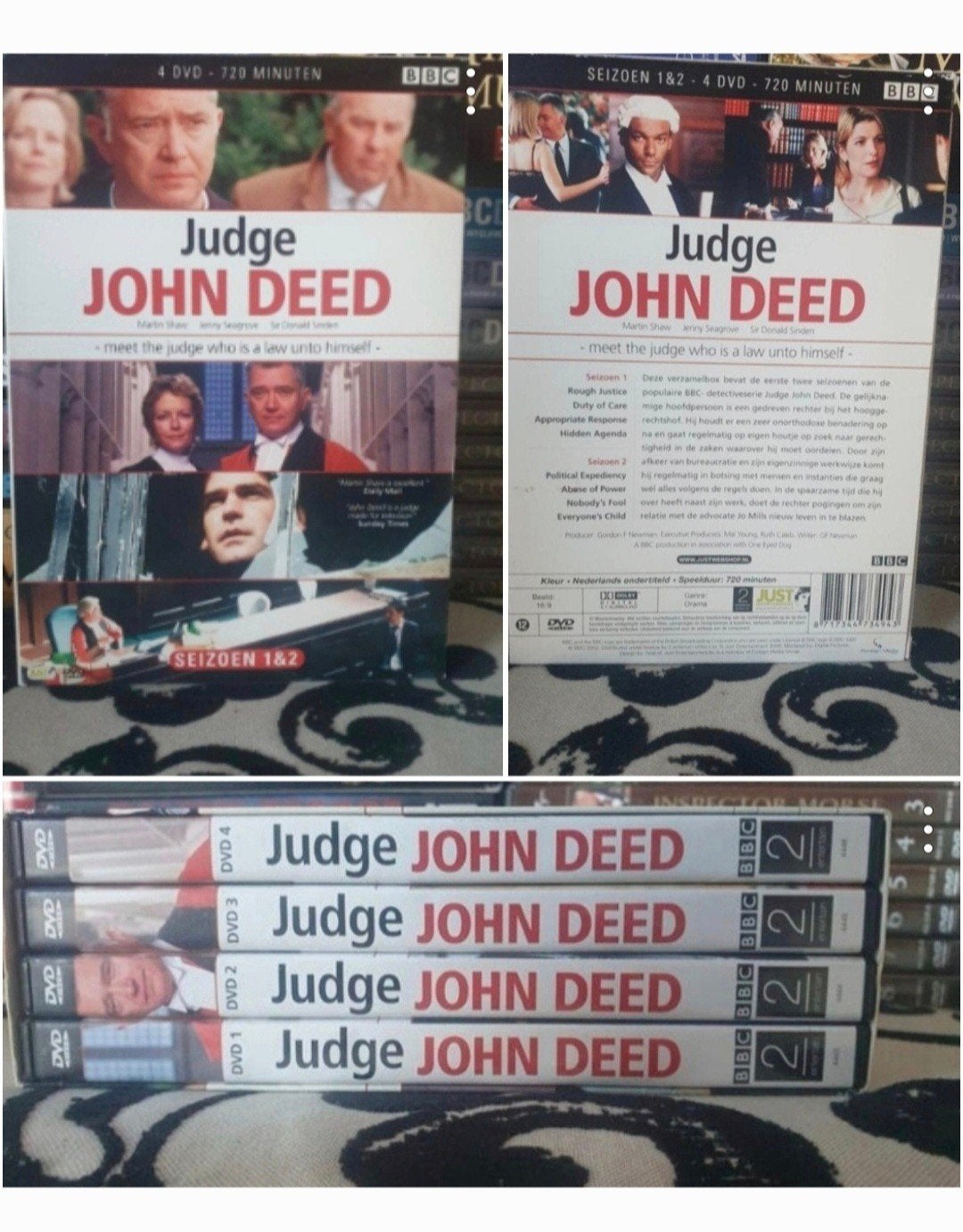Judge John Deed - Seizoen 1 & 2 (4 DVD's), Cd's en Dvd's, Misdaad, Nederlands, Seizoen 1, Ophalen of Verzenden