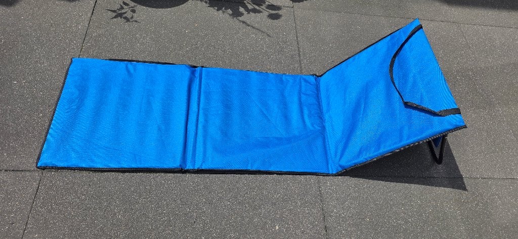 opvouwbare strandmat met rug steun, Ophalen of Verzenden, Nieuw