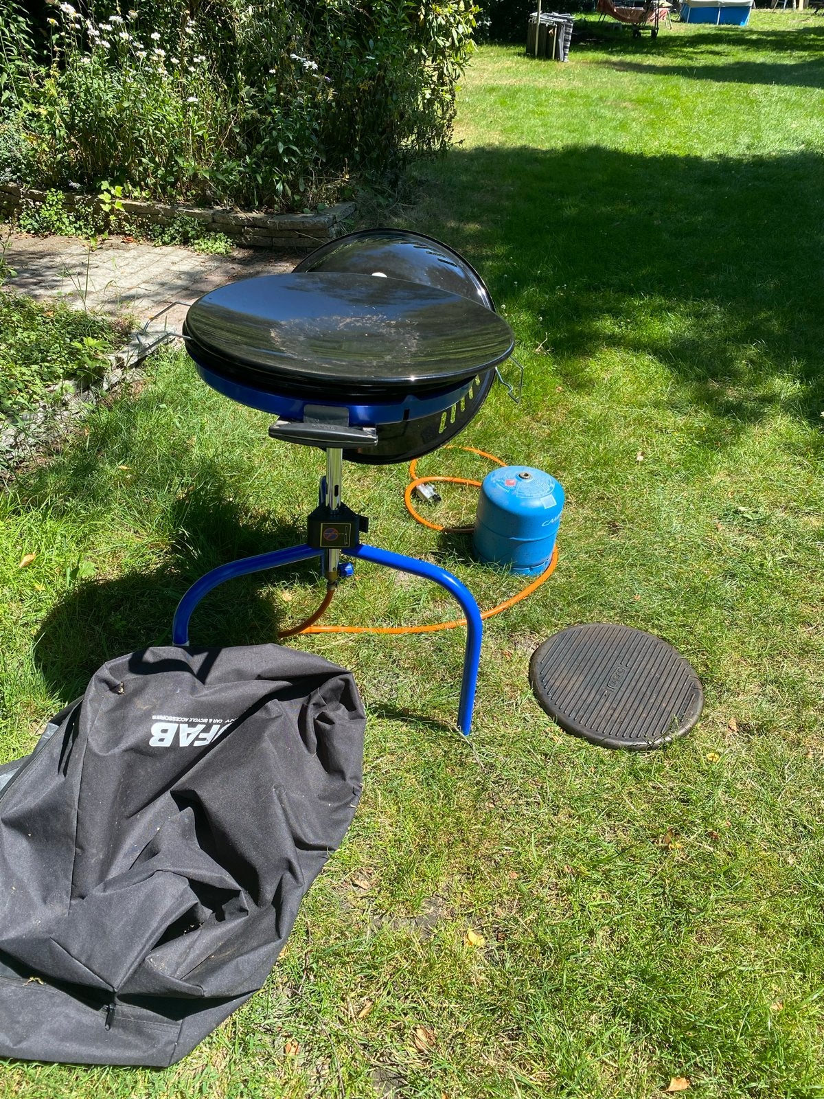 Gebruikte Skottelbraai met 2,5 meter gasslang, Tuin en Terras, Ophalen, Gebruikt