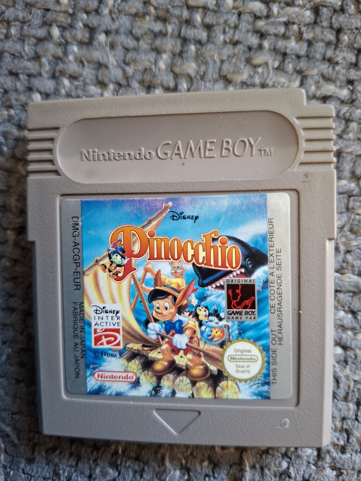 Disney Pinocchio Game Boy, Spelcomputers en Games, Games | Nintendo Game Boy, Gebruikt, 1 speler, Ophalen of Verzenden, Vanaf 3 jaar