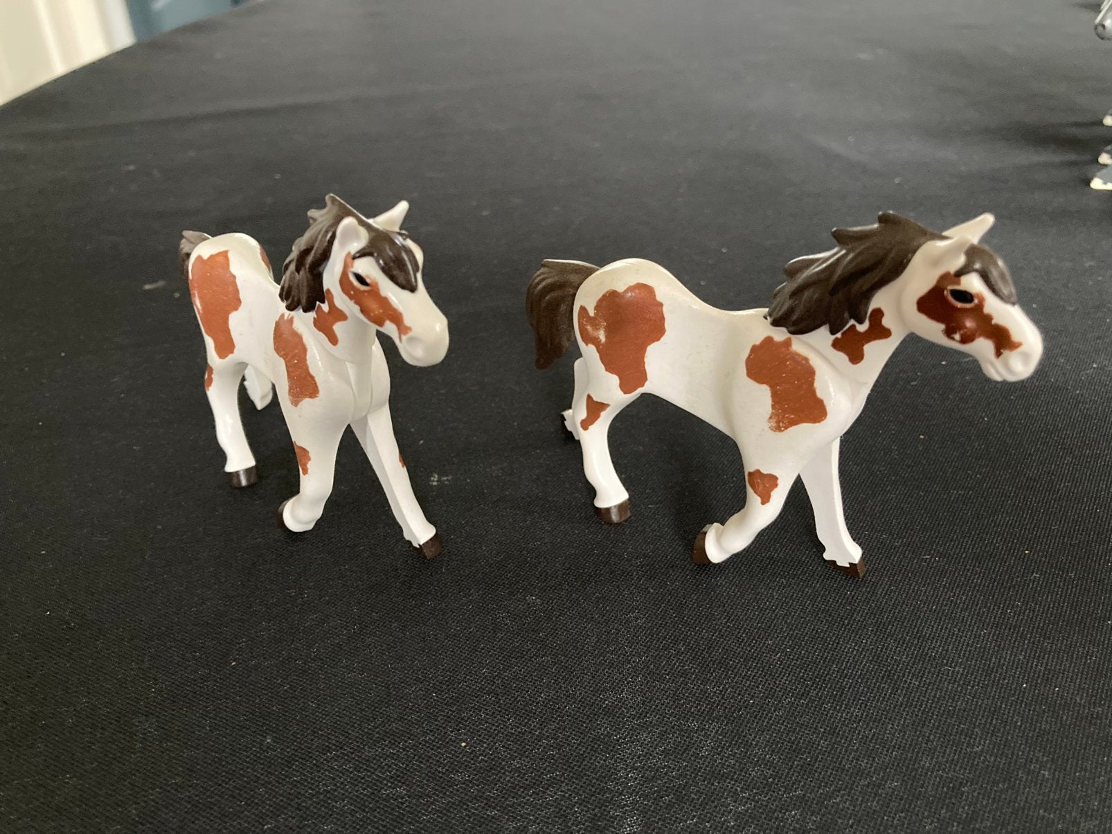 Playmobil mooie wit, bruine paarden., Ophalen of Verzenden, Zo goed als nieuw