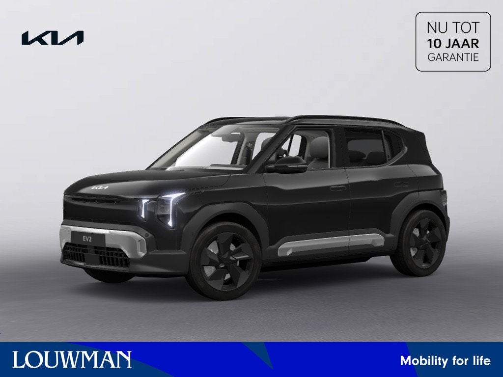 Kia EV2 Plus 42.2 kWh (bj 2026, automaat), Auto's, 12 maanden, Stof, Overige modellen, Zwart