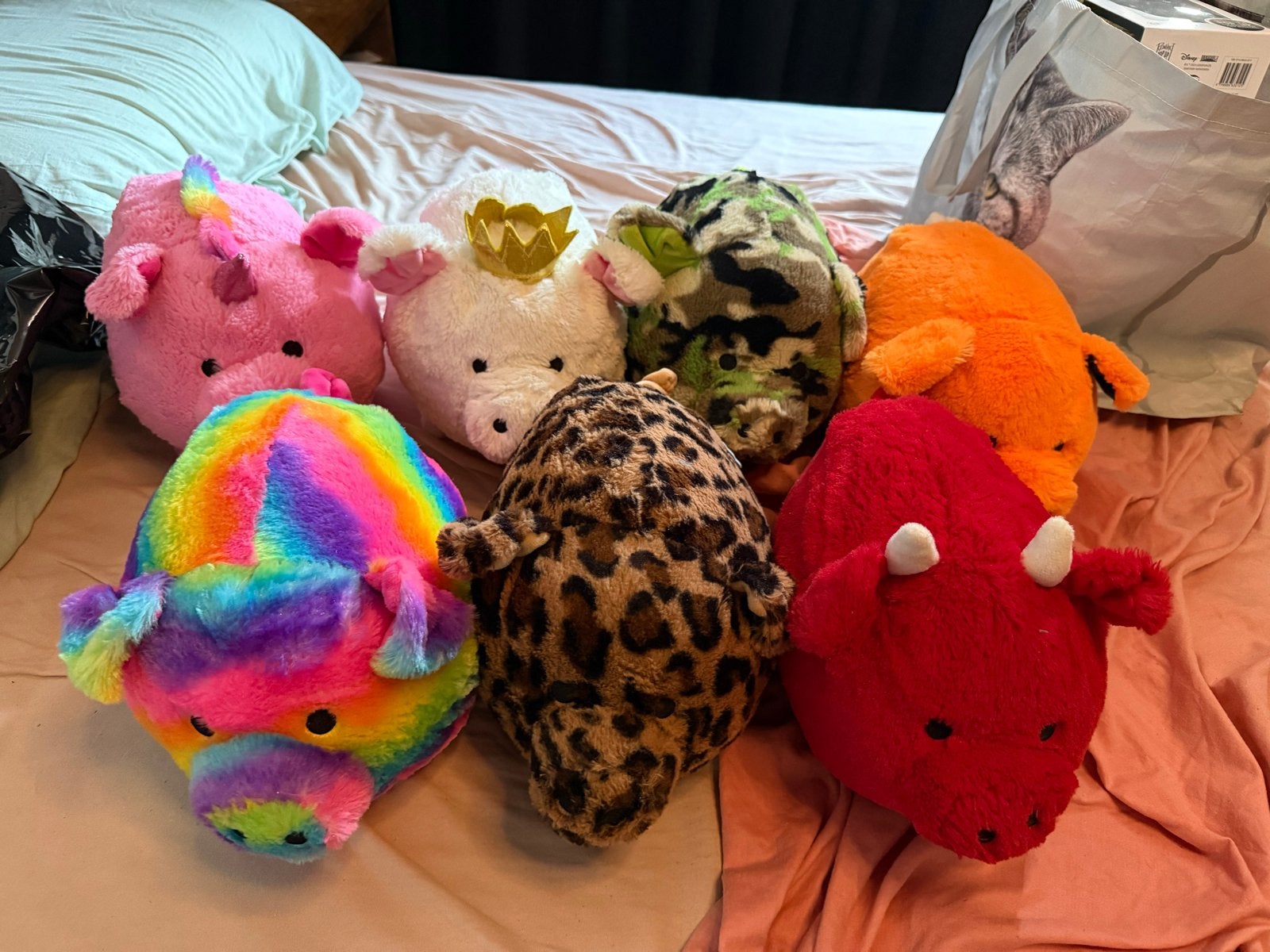 Diverse Squishmallows knuffels - Verschillende kleuren, Ophalen, Overige merken, Overige typen, Zo goed als nieuw