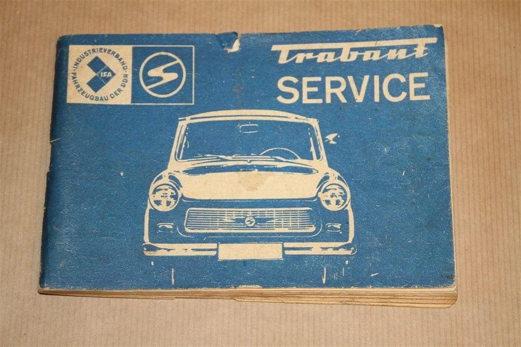 Trabant Service boekje - Circa 1965, Ophalen of Verzenden, Gelezen, Overige merken