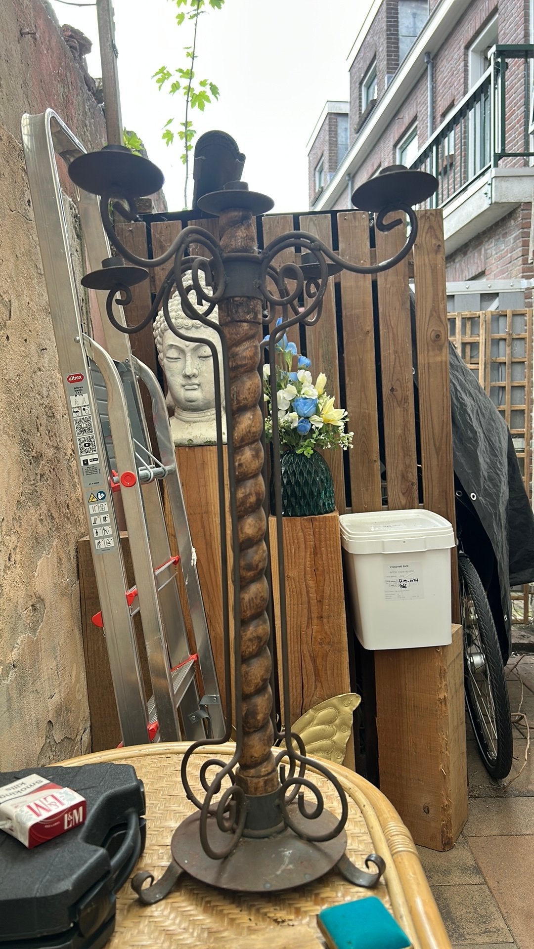 Kandelaar ongeveer 70 cm hoog, Ophalen, Overige materialen