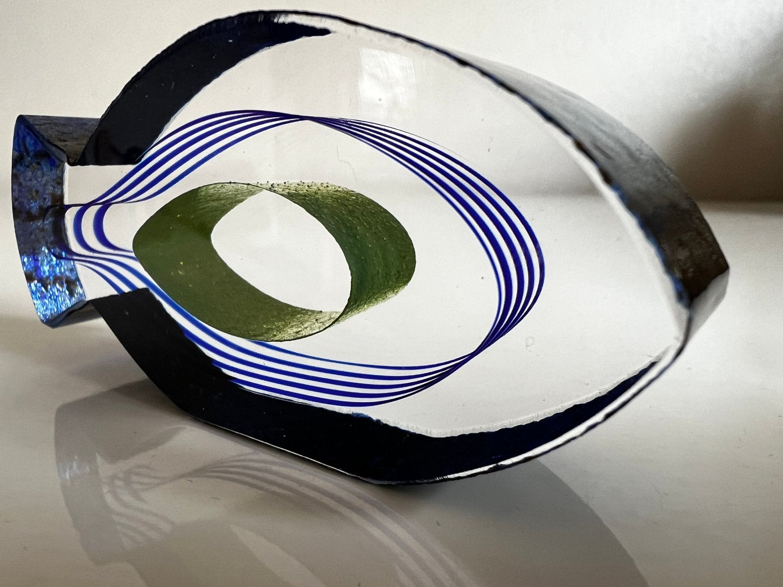 Vintage Kosta Boda Sculptuur Vis ‘Good Catch’ Bertil Vallien, Ophalen of Verzenden, Object, Glas