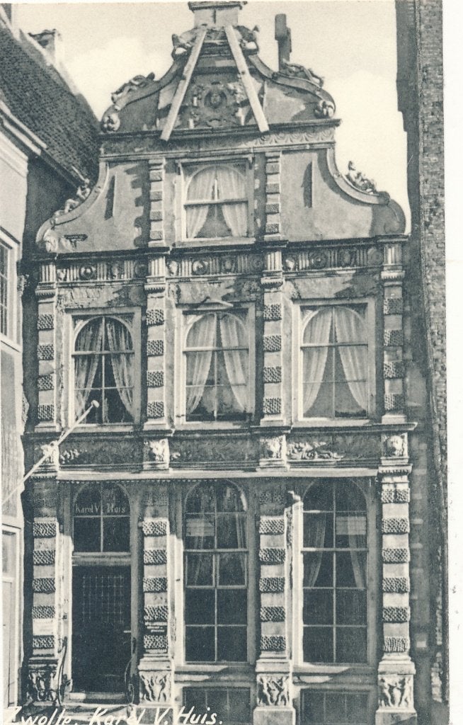9914 Zwolle Karel V huis, Verzamelen, Verzenden, 1940 tot 1960, Overijssel